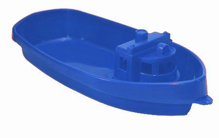 Пластиковый кораблик (синий) - фото 1 - id-p10400752
