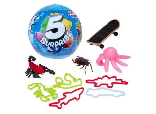 Шар-сюрприз "5 Surprise Toys", для мальчика - фото 1 - id-p10399685