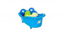 Ванночка с шариками, большая (синяя)