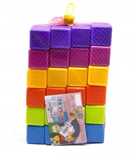 Кубики разноцветные, 48 штук - фото 1 - id-p10399744