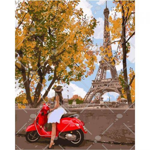 Картина по номерам "Впервые в Париже" - фото 1 - id-p10399758