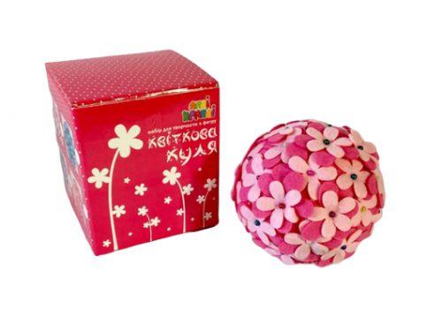 Набор для творчества "Цветочный шар" (розовый) - фото 1 - id-p10400879