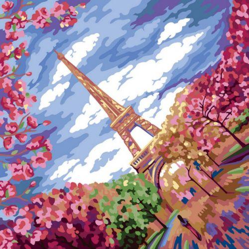 Картина по номерам "Весна в Париже" - фото 1 - id-p10403018
