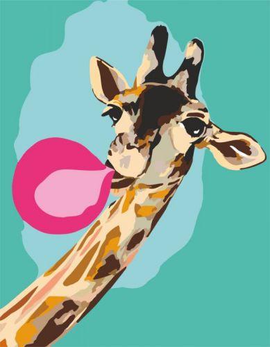 Картина по номерам "Cool giraffe" - фото 1 - id-p10401812