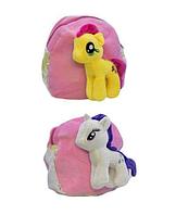 Мягкий рюкзак с пайетками "Пони" (розовый)