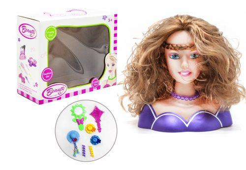 Кукла-манекен для причёсок "Beauty", фиолетовая - фото 1 - id-p10403184