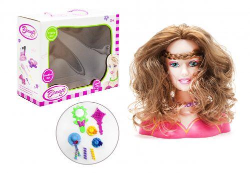 Кукла-манекен для причёсок "Beauty", розовая - фото 1 - id-p10403185