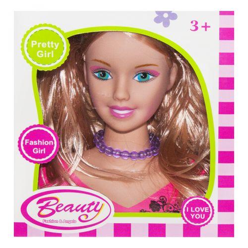 Кукла-манекен для причёсок "Beauty", розовая (вид 4) - фото 1 - id-p10403195