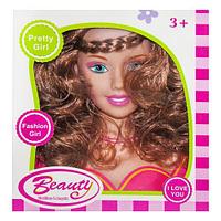 Кукла-манекен для причёсок "Beauty", розовая (вид 5)