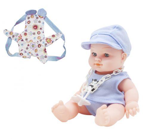 Пупс резиновый "Baby Kid", голубой - фото 1 - id-p10403233
