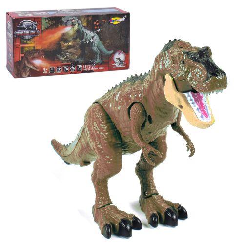 Интерактивная игрушка "Динозавр", с паром (коричневый) - фото 1 - id-p10403350