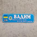 Номер на коляску (милицейский). Берегите мамы дочек у меня растёт сыночек, фото 4