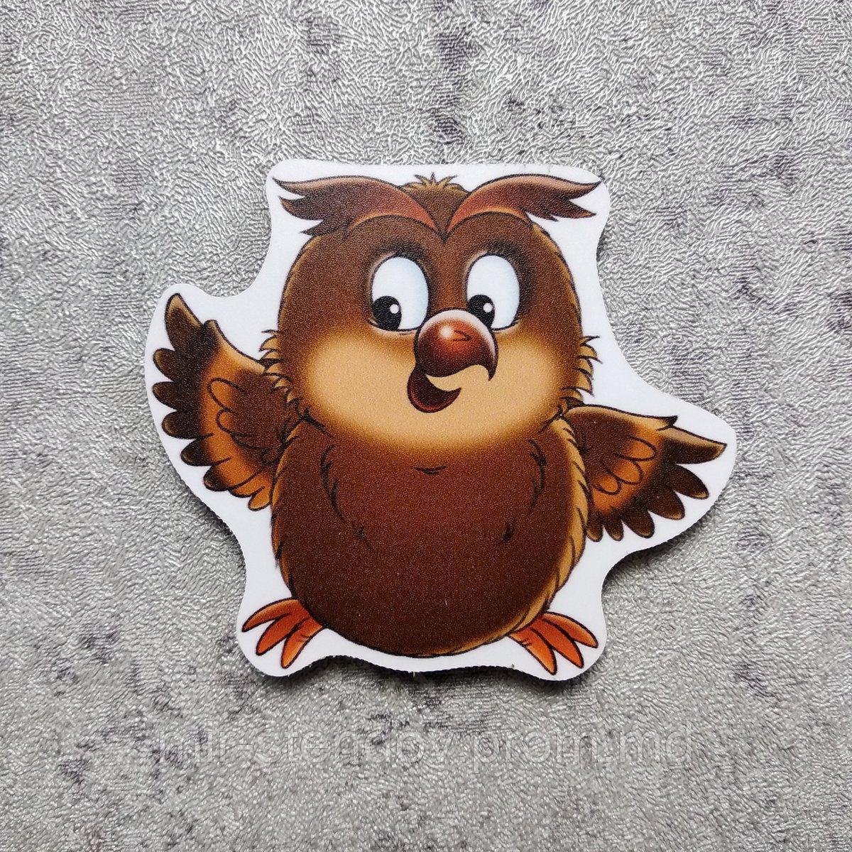 Сова с магнитом. Фигурка для магнитной доски, фото 1