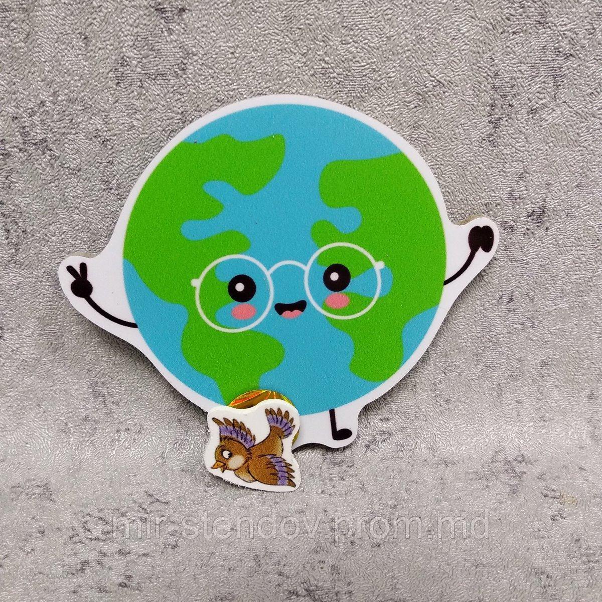 Магнитный стенд для крепления рисунка магнитом "Планета", фото 1