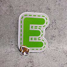 Магнитный стенд для крепления рисунка магнитом "Буква Е"