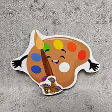 Магнитный стенд для крепления рисунка магнитом "Палитра"