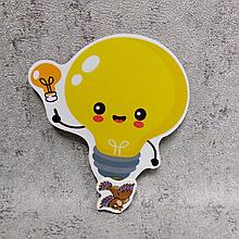 Магнитный стенд для крепления рисунка магнитом "Лампочка"