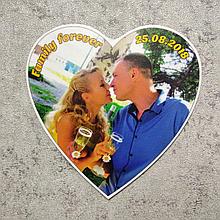 Магнит с фотографией Сердечко