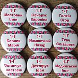 Значок именной для первоклассников, выпускников Вышиванка, фото 3