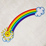 Радуга с солнышком. Настенная декорация для детского сада., фото 2