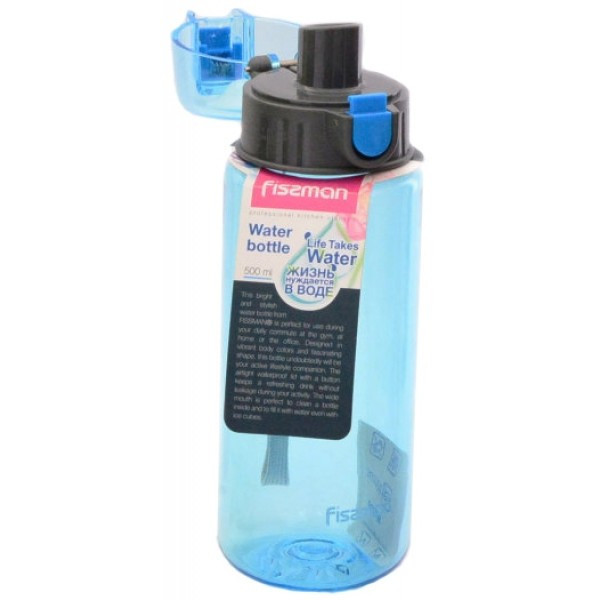 Бутылка для воды Fissman 500 мл цвета в ассортименте 6845 F - фото 1 - id-p9047805