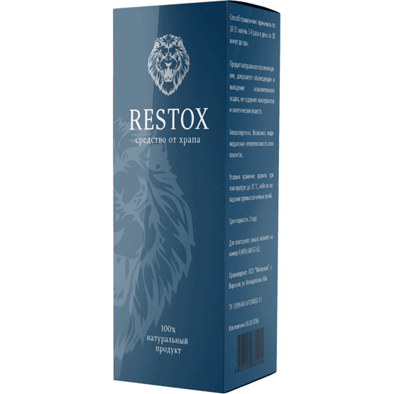 Restox (Рестокс) средство от храпа - фото 1 - id-p10405798