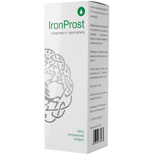 Капли от простатита IronProst (Айрон Прост) - фото 1 - id-p10404844