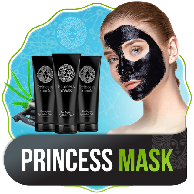 Princess Mask черная маска-пленка от прыщей и черных точек - фото 1 - id-p10406077