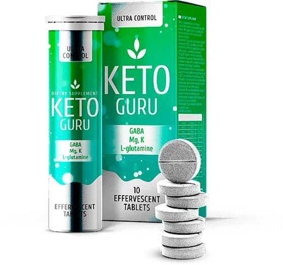 Keto Guru (Кето Гуро) шипучие таблетки для похудения - фото 1 - id-p10405299