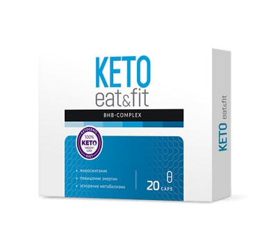Keto Eat&Fit (Кето Еат Фит) препарат для похудения - фото 1 - id-p10405309