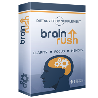 Капсулы BrainRush для улучшения памяти и работы мозга - фото 1 - id-p10405621