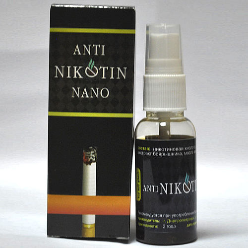 Спрей Анти Никотин Нано от курения (Anti Nikotin Nano) - фото 1 - id-p10405687