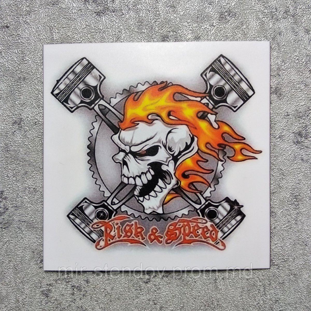 Наклейка на автомобиль Череп, фото 1