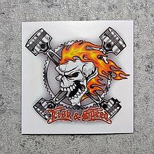 Наклейка на автомобиль Череп