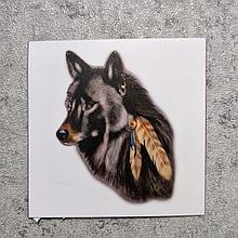 Наклейка на автомобиль Хаски