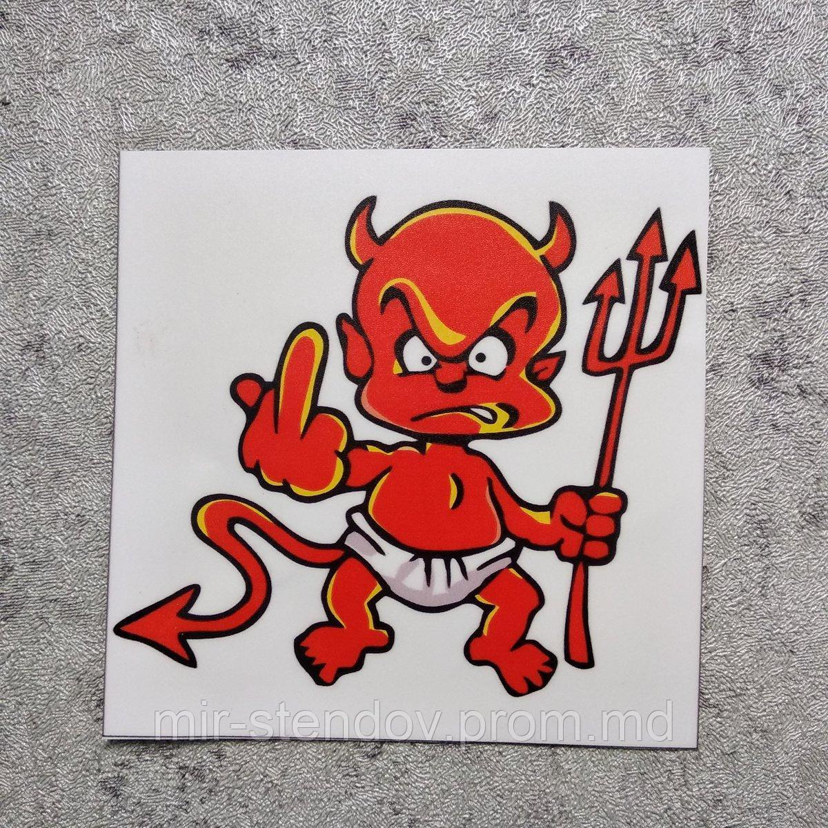 Наклейка Чертёнок, фото 1