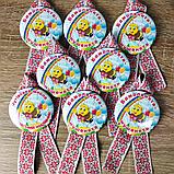 Значоки Бджоленята-нушенята. Та стрічка Вишиванка, фото 3