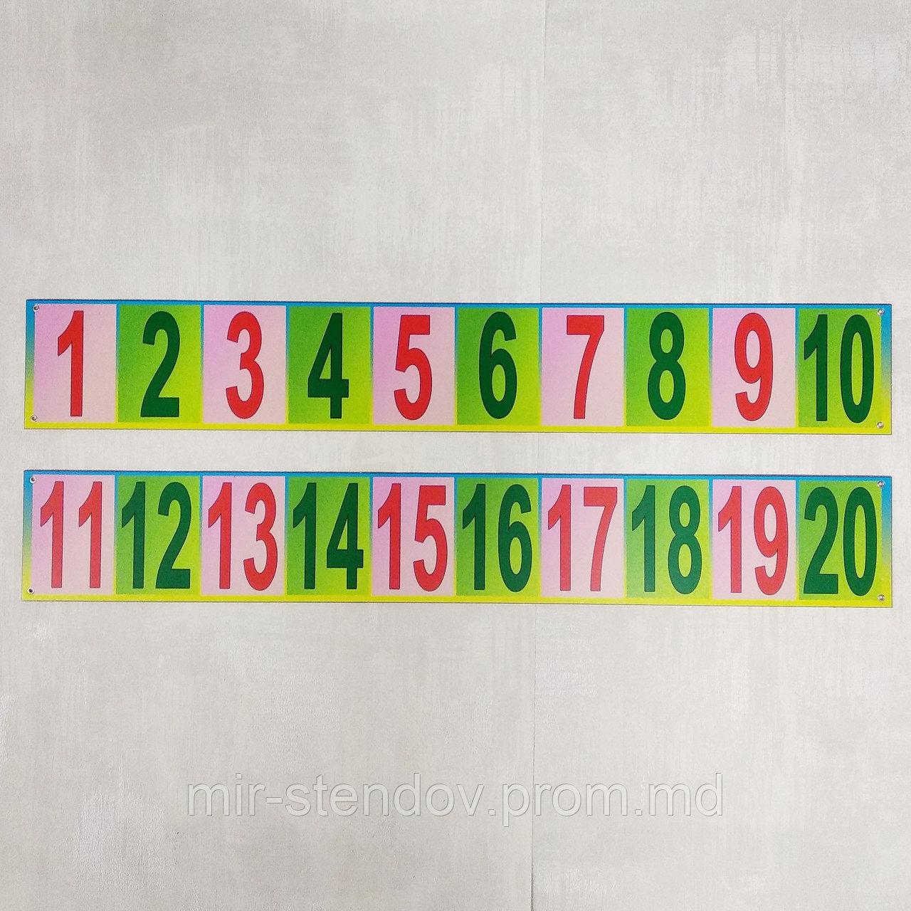 Лента цифр. Наглядное пособие для начальной школы из 2-х стендов (комплект), фото 1