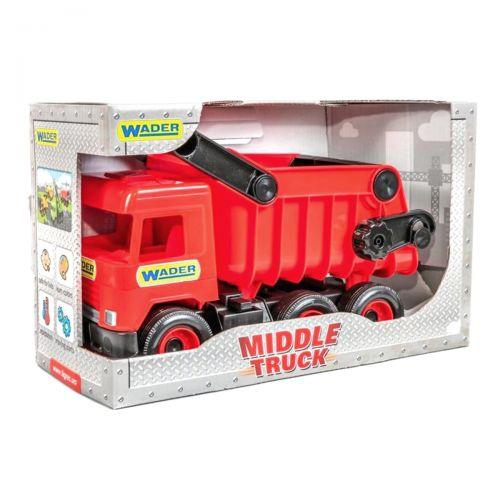Самосвал "Middle truck" (красный) - фото 1 - id-p10407357