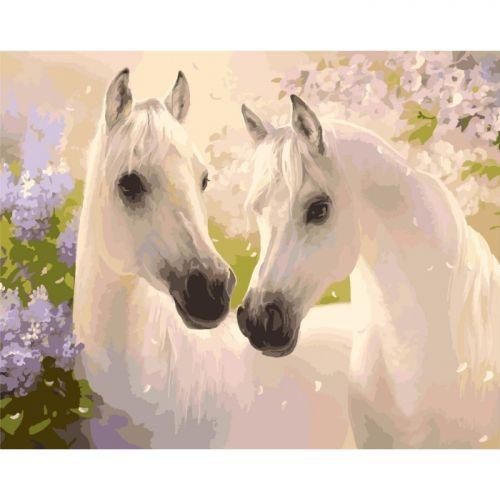 Картина по номерам "Пара лошадей" - фото 1 - id-p10407475
