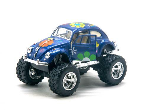 Машинка KINSMART "Volkswagen Beetle Off-Road" (синяя) - фото 1 - id-p10407498