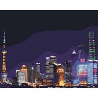 Картина по номерам "Ночной Шанхай"