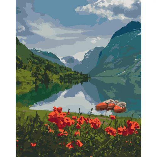 Картина по номерам "Красота Норвегии" - фото 1 - id-p10407567