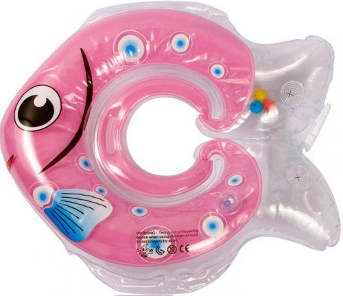 Круг для купания младенцев "Рыбка" (розовый) - фото 1 - id-p10407579