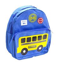 Детский рюкзак "Школьный автобус" (синий)