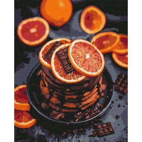 Картина по номерам "Апельсиново-шоколадное наслаждение" - фото 1 - id-p10408179