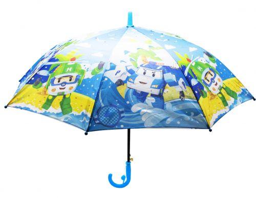 Зонтик детский "Робокар Полли", голубой - фото 1 - id-p10408199