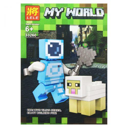 Конструктор "My World: Minecraft Овечка" 8 - фото 1 - id-p10407915