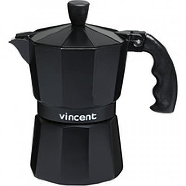 Гейзерная кофеварка на 9 чаш. Vincent алюм., VC-1366-600 - фото 1 - id-p5561672