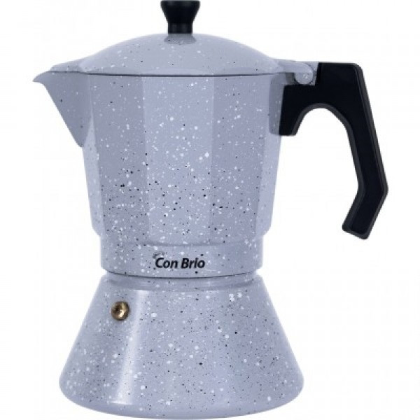 Гейзерная кофеварка Con Brio для всех видов плит 9 чашок алюм. 6709 CB - фото 1 - id-p8230383